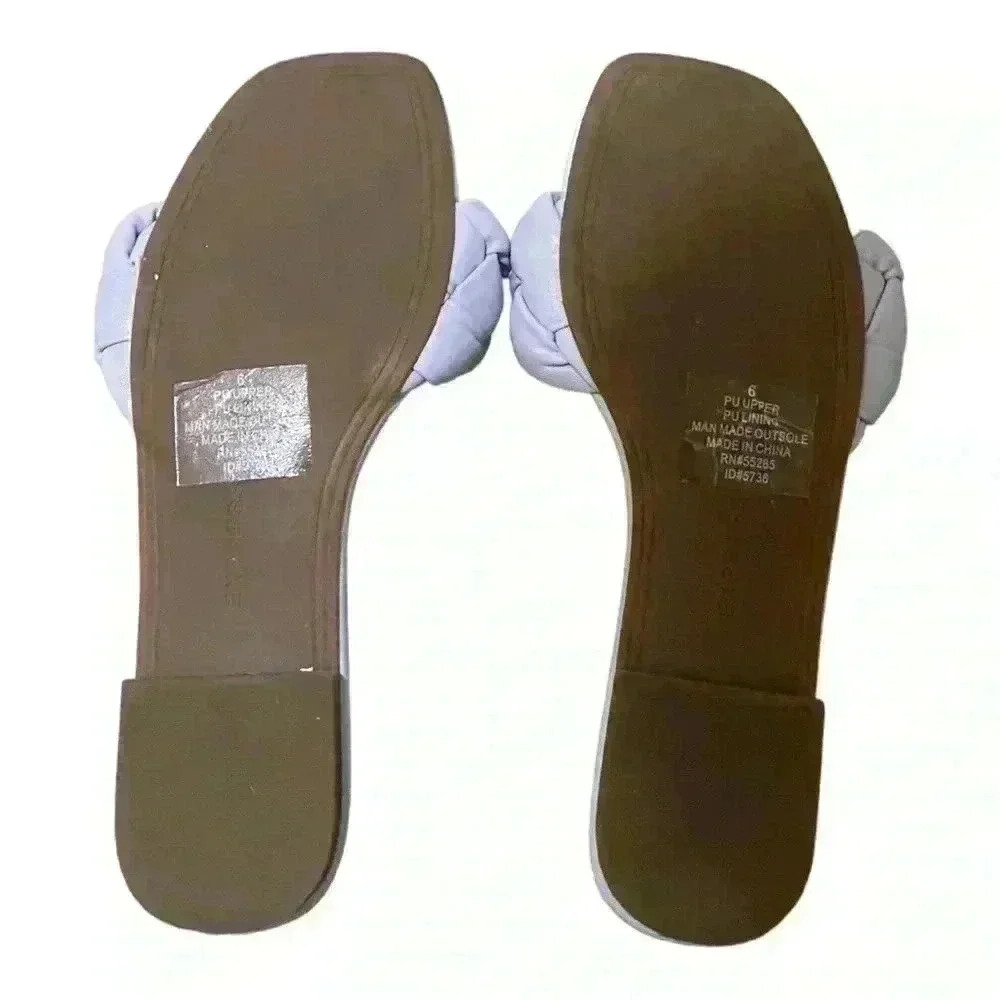 Women’s Express Braided One Band Sandals - Picture 8 of 8